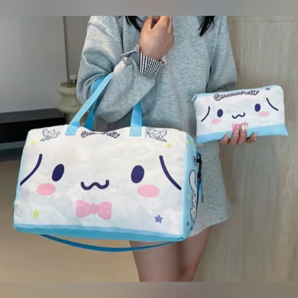 ❤️❤️SANRIO MYSTERY BUNDLE with Cinnamoroll Crossbody Duffle and Pouch